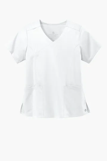 Wink Women's Premiere Flex Mock Wrap Top — view 6