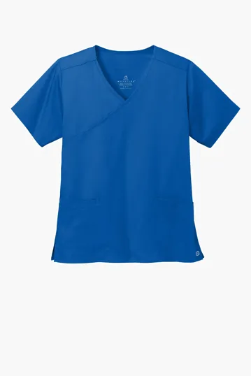 Wink Women's WorkFlex Mock Wrap Top — view 5