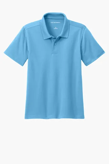 Port Authority Youth Dry Zone UV Micro-Mesh Polo — view 3