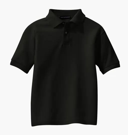 Port Authority Youth Silk Touch Polo — view 2