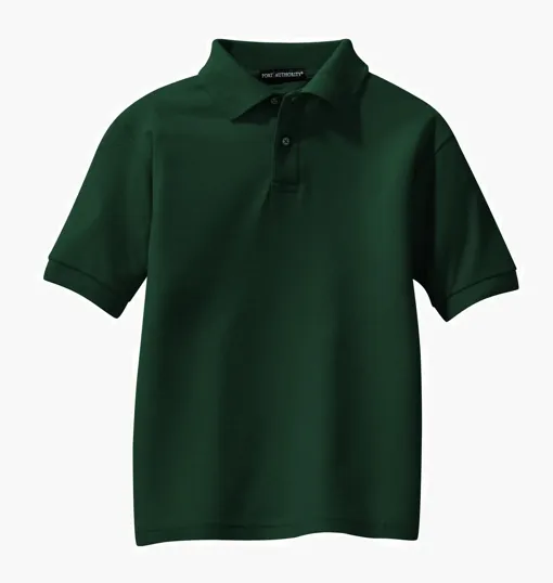 Port Authority Youth Silk Touch Polo — view 5