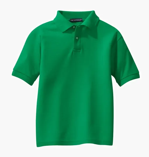 Port Authority Youth Silk Touch Polo — view 7