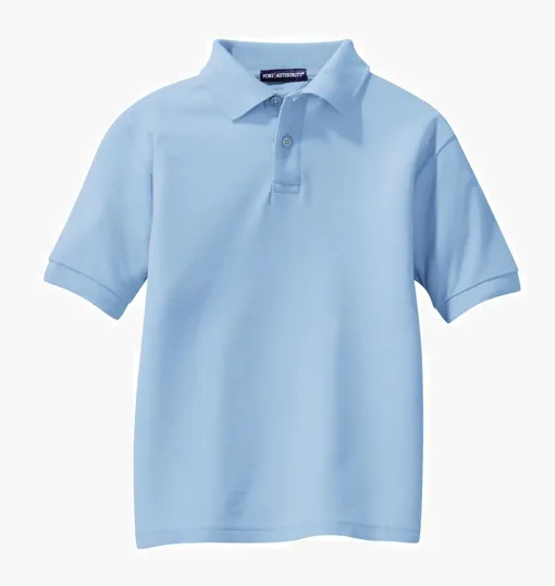Port Authority Youth Silk Touch Polo — view 8