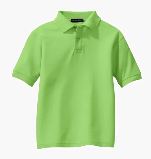 Port Authority Youth Silk Touch Polo — view 10