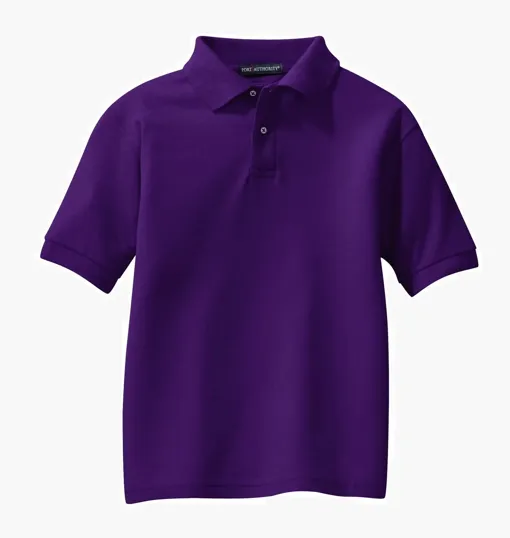Port Authority Youth Silk Touch Polo — view 12