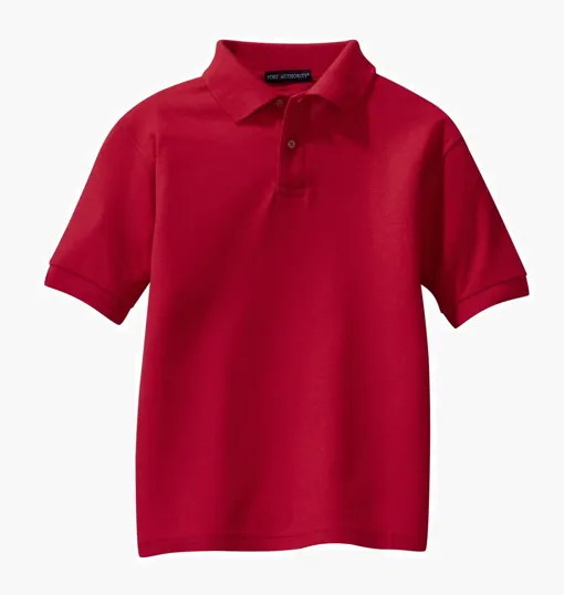 Port Authority Youth Silk Touch Polo — view 13