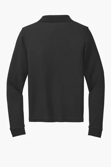 Port Authority Youth Long Sleeve Silk Touch Polo — view 11