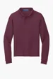 Port Authority Youth Long Sleeve Silk Touch Polo — view 8
