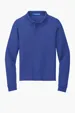 Port Authority Youth Long Sleeve Silk Touch Polo — view 10