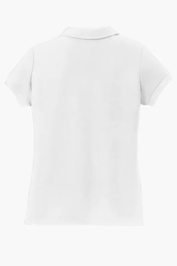 Port Authority Girls Silk Touch Peter Pan Collar Polo. — view 7