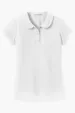 Port Authority Girls Silk Touch Peter Pan Collar Polo.  — view 4