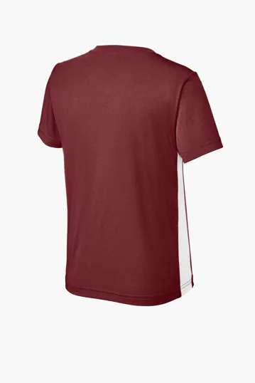 Sport-Tek Youth Competitor United V-Neck — view 20