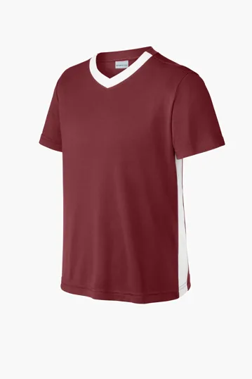 Sport-Tek Youth Competitor United V-Neck — view 8