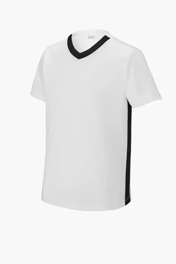 Sport-Tek Youth Competitor United V-Neck — view 12