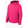 Sport-Tek Youth Sport-Wick Fleece Colorblock Hooded Pullover — view 7