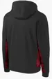 Sport-Tek Youth Sport-Wick CamoHex Fleece Colorblock Hooded Pullover — view 8