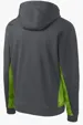 Sport-Tek Youth Sport-Wick CamoHex Fleece Colorblock Hooded Pullover — view 10