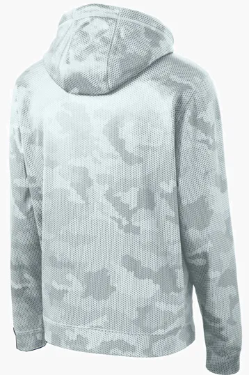 Sport-Tek Youth Sport-Wick CamoHex Fleece Hooded Pullover — view 6