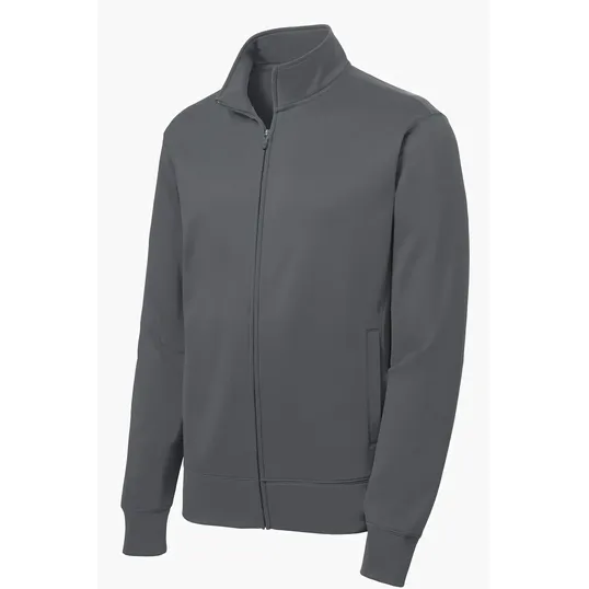 Sport-Tek Youth Sport-Wick Fleece Full-Zip Jacket — view 3