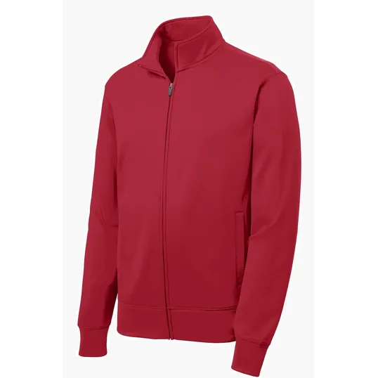 Sport-Tek Youth Sport-Wick Fleece Full-Zip Jacket — view 4