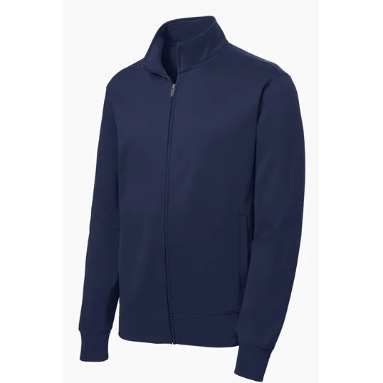 Sport-Tek Youth Sport-Wick Fleece Full-Zip Jacket — view 5