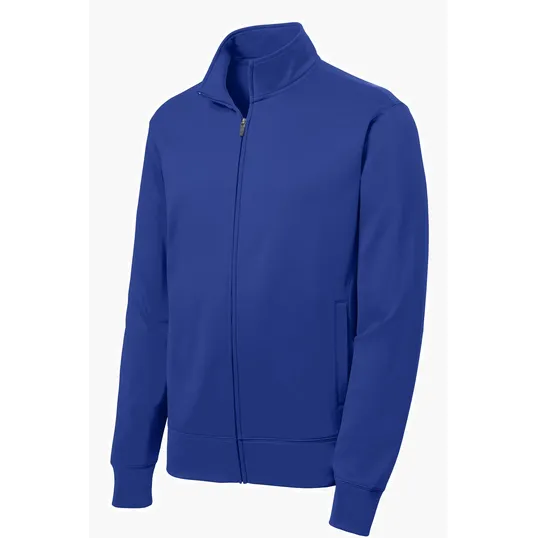 Sport-Tek Youth Sport-Wick Fleece Full-Zip Jacket — view 6