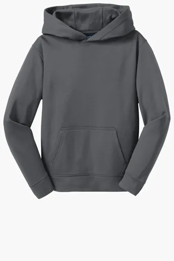 Sport-Tek Youth Sport-Wick Fleece Hooded Pullover — view 4