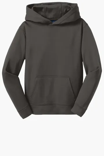 Sport-Tek Youth Sport-Wick Fleece Hooded Pullover — view 5