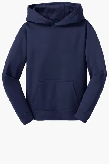 Sport-Tek Youth Sport-Wick Fleece Hooded Pullover — view 6