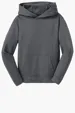 Sport-Tek Youth Sport-Wick Fleece Hooded Pullover — view 4