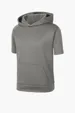 Sport-Tek Youth Sport-Wick Fleece Short Sleeve Hooded Pullover — view 3