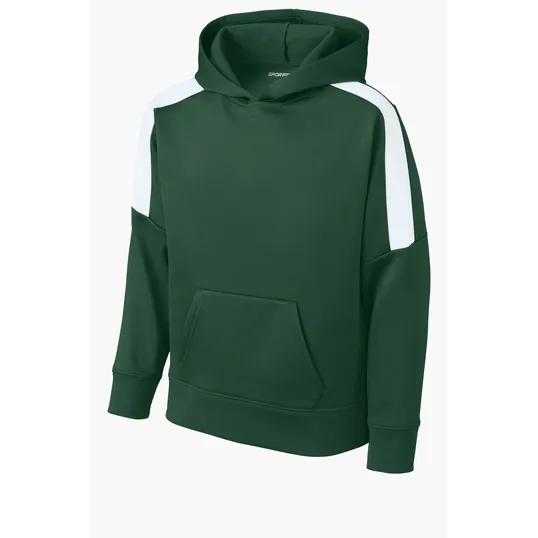 Sport-Tek Youth Sport-Wick Fleece United Pullover Hoodie — view 6