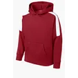 Sport-Tek Youth Sport-Wick Fleece United Pullover Hoodie — view 5