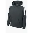 Sport-Tek Youth Sport-Wick Fleece United Pullover Hoodie — view 7