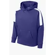 Sport-Tek Youth Sport-Wick Fleece United Pullover Hoodie — view 10