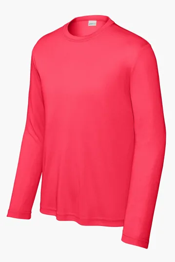 Sport-Tek Youth Long Sleeve PosiCharge Competitor Tee — view 8