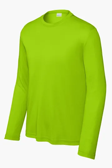 Sport-Tek Youth Long Sleeve PosiCharge Competitor Tee — view 11