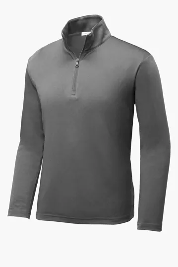 Sport-Tek Youth PosiCharge Competitor 1/4-Zip Pullover — view 3