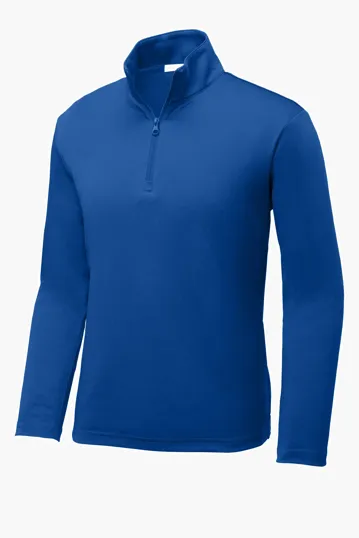 Sport-Tek Youth PosiCharge Competitor 1/4-Zip Pullover — view 6