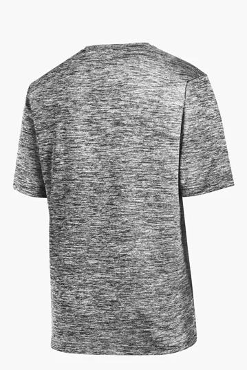 Sport-Tek Youth PosiCharge Electric Heather Tee — view 9