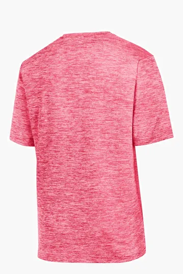 Sport-Tek Youth PosiCharge Electric Heather Tee — view 13
