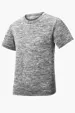 Sport-Tek Youth PosiCharge Electric Heather Tee — view 2