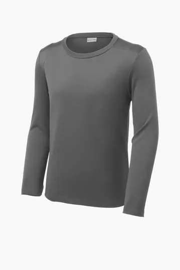 Sport-Tek Youth Posi-UV Pro Long Sleeve Tee — view 4