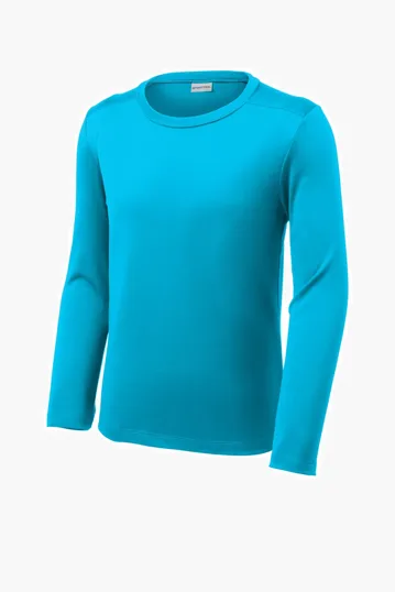 Sport-Tek Youth Posi-UV Pro Long Sleeve Tee — view 6