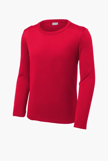 Sport-Tek Youth Posi-UV Pro Long Sleeve Tee — view 9