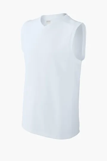 Sport-Tek Youth Club Sleeveless V-Neck — view 8