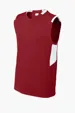 Sport-Tek Youth Club Sleeveless V-Neck — view 3