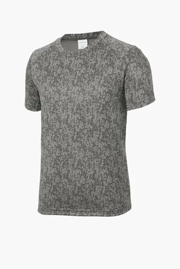 Sport-Tek Youth Digi Camo Tee — view 3