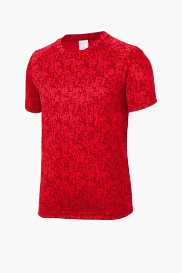 Sport-Tek Youth Digi Camo Tee — view 6