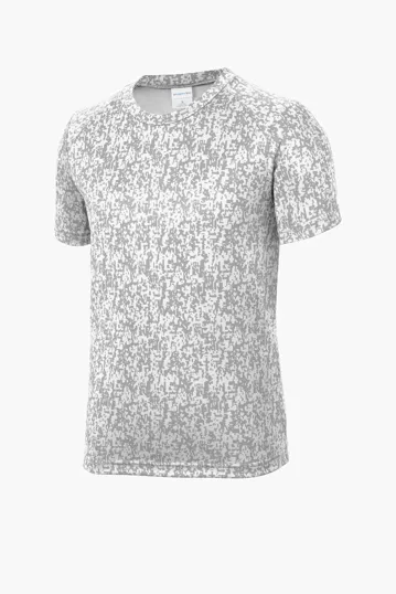 Sport-Tek Youth Digi Camo Tee — view 8